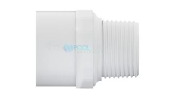 Dura Plastics Sch 40 Male Adapter | MIPT x Slip 2" PVC | White | 436-020