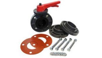 American Granby PVC Butterfly Valve Installation Kit Stainless Steel Shaft | 2.5" | PBVIK21/2