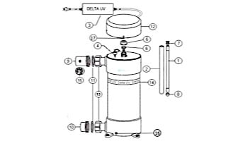 Delta Ultraviolet UV Sanitizer ES Series | ES-31 | 31 GPM | 35-08640 38-08640 | 1000-2294