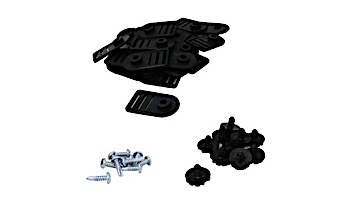Feherguard Tube & Blanket Black Fastener | Set of 10 |  FG-PFS