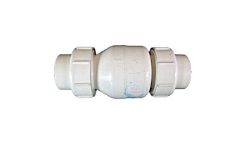 NDS Inc Flo Control 2" White Union Adjustable 1/4-14lb Check Valve | 1750-20