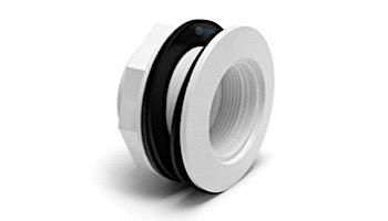 SR Smith Lens Housing Fiberglass Wall Fitting 1.5" PVC | White | LNS-2A