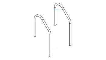 InnovaPlas 2 Aluminum Handrail per BX | 50.00.33
