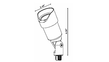 FX Luminaire | RS Halogen Up Light 20 Watt | Bronze Metallic Finish | RS-20-BZ | 220200