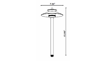 DelMare® 20 Watt Copper with 18" Riser | DM-20-18R
