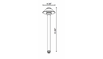 FX Luminaire | SfericoCaldo Copper 20 Watt Pathlight | SC-20-12R-CU | 225330