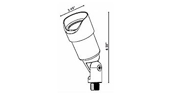 FX Luminaire SI Up Lamp | Black Wrinkle | SI20GSBF