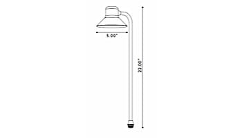 FX Luminaire FG Path Light | Desert Granite | 12 Watts | FG12DG