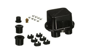 CMI 5-Hole Swimming Pool Junction Box | 15" x 15" | Black | JBP57510