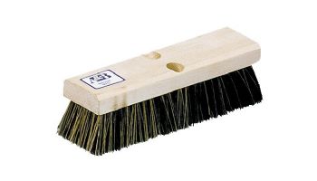 A&B Brush Acid Brush | 10" | Wood Back | Mixed Brown Nylon Bristles | 6022