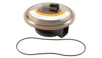 A&A Low Profile Clear Low Profile Valve Lid Assembly with O-Ring