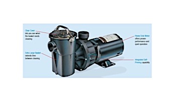 Hayward Power Flo II Aboveground Pool Pump | 115V 0.75HP | W3SP1775