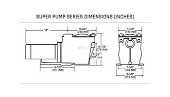 Hayward Super Pump | 115-230V 2HP Up Rated | W3SP2615X20