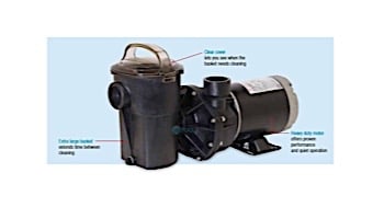 Hayward PowerFlo LX Above Ground Pool Pump | Strainer | 1.5HP 115V | W3SP1580X15 *Free Two-Day Shipping*