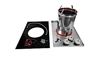Hayward Positive Pressure Horizontal Indoor Vent Adapter Kit for H350 Universal Heaters | 8" Diameter | UHXPOSHZ13501