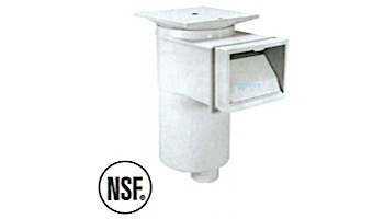 Hayward Concrete Skimmer with Square Cover | 2" FIP Threaded Ports White | SP1082