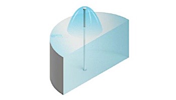 Pentair In-Floor formerly A&A Manufacturing SplashDown Complete | 22" Water Jet | Dark Gray | 545182 | 581213