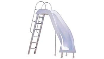 Inter-Fab City 2 Pool Slide | Right Curve | Gray | CITY2-CRG