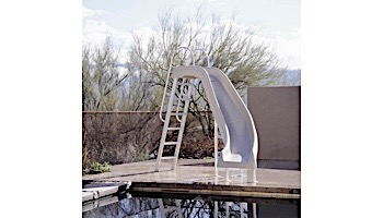 Inter-Fab City 2 Pool Slide | Right Curve | Gray | CITY2-CRG