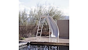 Inter-Fab City 2 Pool Slide | Right Curve | White | CITY2-CRW