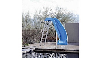 Inter-Fab City 2 Pool Slide | Right Curve | White | CITY2-CRW
