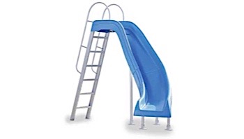 Inter-Fab City 2 Pool Slide | Right Curve | White | CITY2-CRW