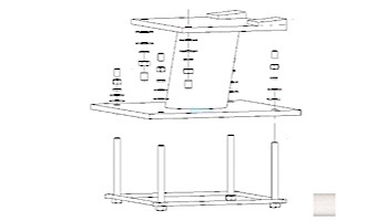 Inter-Fab Techni-Spring Steel Base Only with Jig | Light Gray | TS-B-9