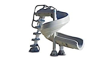 Inter-fab G-Force 2 Pool Slide | 360 Degree Turn | Summit Gray | G4C-G