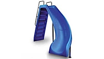 Inter-Fab Wild Ride Pool Slide | Right Curve | Blue | WRS-CRB-SS