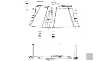 Inter-Fab Techni-Spring&trade; Fiberglass Base Only with Jig | Gray | TSBF-9