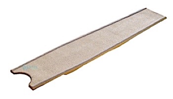 Inter-fab 7' Diving Board with Sand Tread Surface and Board to Base Stainless Steel Mounting Hardware | Summit Gray | T7 DB-53