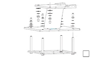 Inter-Fab Techni-Spring Steel Base Only with Jig | White | TS-B