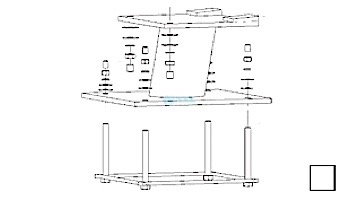Inter-Fab Techni-Spring Steel Base Only with Jig | White | TS-B
