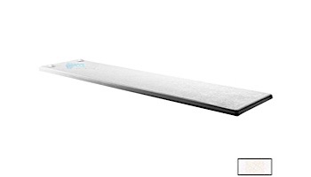 Inter-Fab Duro-Beam aquaBoard™ 2-Hole Diving Board 8' White with White Top Tread | DB8WW
