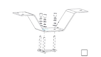Inter-Fab 6' Duro-Spring Steel Base Only with Jig | White | DSS6
