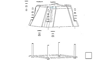 Inter-Fab Techni-Spring&trade; Fiberglass Base Only with Jig | White | TSBF