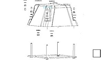 Inter-Fab Techni-Spring&trade; Fiberglass Base Only with Jig | White | TSBF