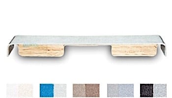 Inter-Fab Duro-Beam aquaBoard&trade; 2-Hole Diving Board 6' Tan with Tan Top Tread | DB6-7