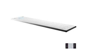 Inter-Fab Duro-Beam aquaBoard&trade; 2-Hole Diving Board 8' Black with Gray Top Tread | DB8-2