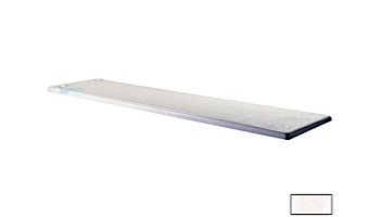 Inter-Fab Techni-Beam 2-Hole Diving Board 12' White with White Top Tread | TB12WW