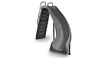 Inter-Fab Wild Ride Pool Slide | Right Curve | White | WRS-CR-SS