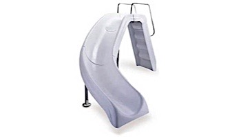 Inter-Fab White Water Pool Slide | Left Curve | White | WWS-CL-SS