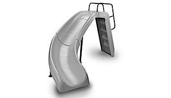 Inter-Fab White Water Pool Slide | Left Curve | White | WWS-CL-SS
