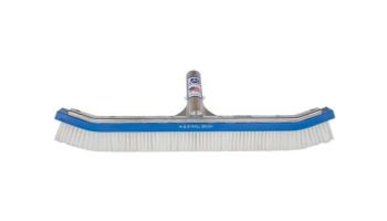 A&B Brush Curved Wall Brush | 18" | White PVC Bristles | 3010