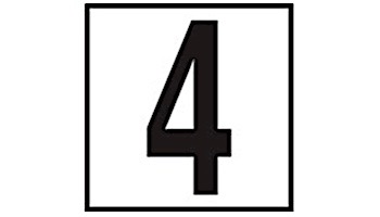 Inlays Depth Marker 6x6 Frost Proof Tile | 4 Smoth | C611040