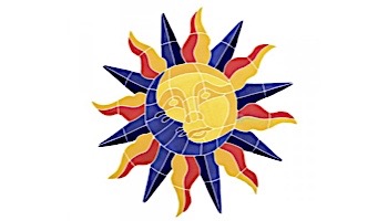 Artistry In Mosaics Sun Moon Mosaic | 20" x 20" | SMOMCOOM