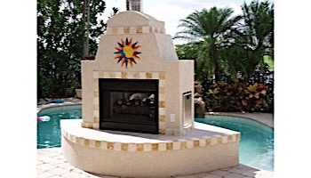 Artistry In Mosaics Sun Moon Mosaic | 20" x 20" | SMOMCOOM