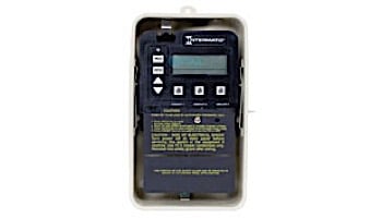 Intermatic PE153 Series Digital 3 Circuit Time Control | Type 3R Metal Enclosure, Switch Type 3-SPST | PE153