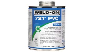 IPS Controllers WELD-ON 721 PVC Solvent | 1 Qt. | Blue | 10161