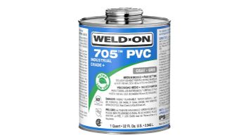 Weld-On 705 PVC Solvent Cement Gray | 1 Quart | 10090